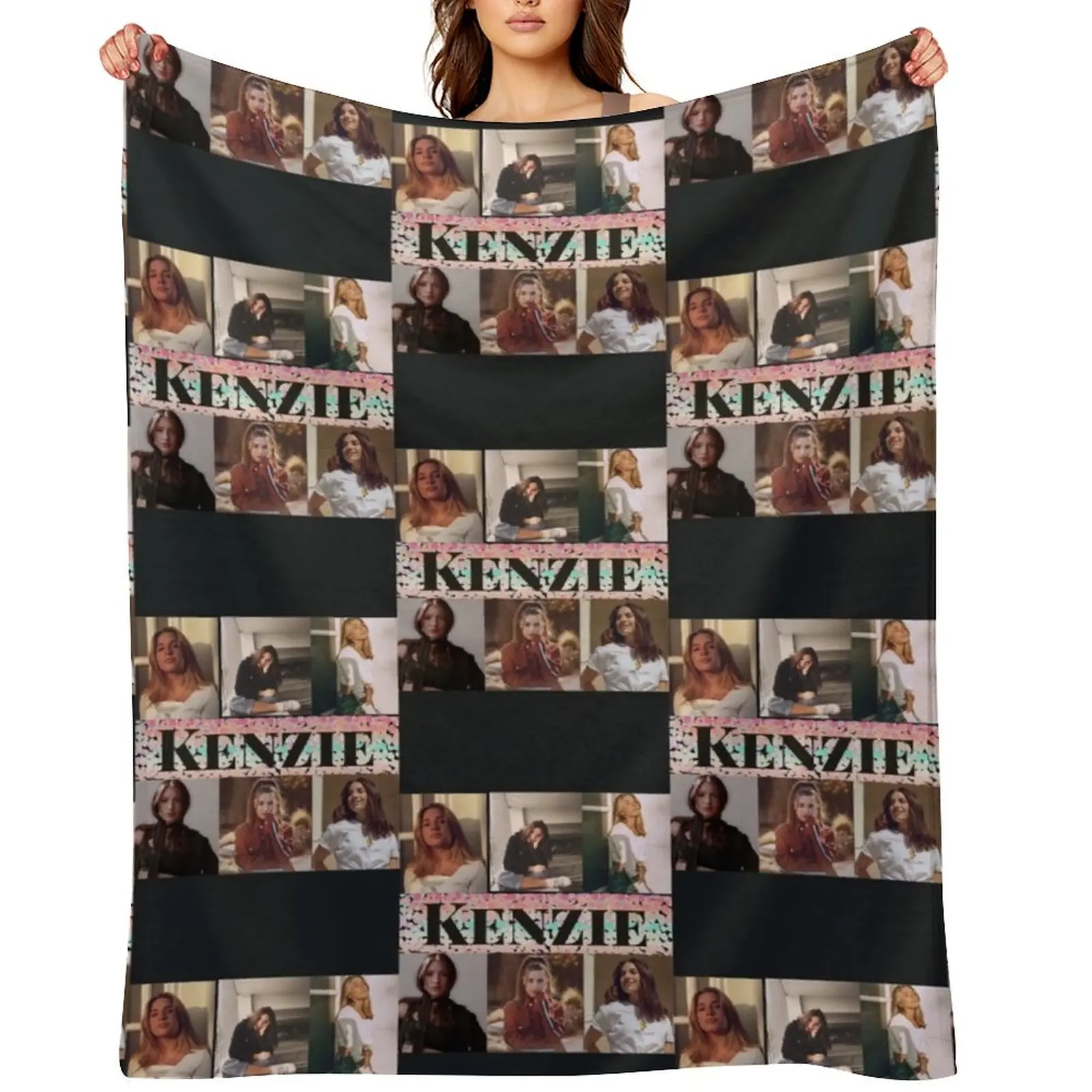 

Kenzie Ziegler Throw Blanket Thin Picnic Nap Camping Blankets