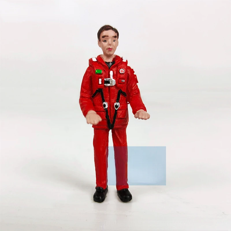 SAR1:32 Rescue Ship Doll Captain Sailor Model Engineering Ship Doll Marine Accessories