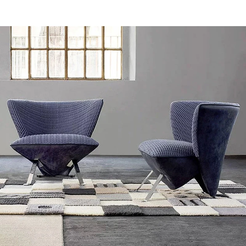 

High Resilient Sponge Density Leisure Chair Modern Luxury Hotel Leisure Chair Style Living Room Furniture