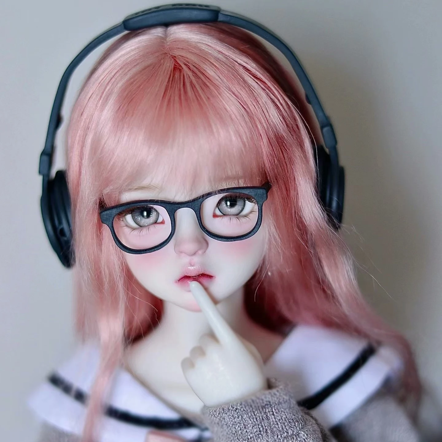 

Новая 1/4 кукла BJD, голова девушки, без макияжа, смоляная голова куклы для девочек без макияжа, аксессуары для кукол «сделай сам», 1/4 игрушки BJD