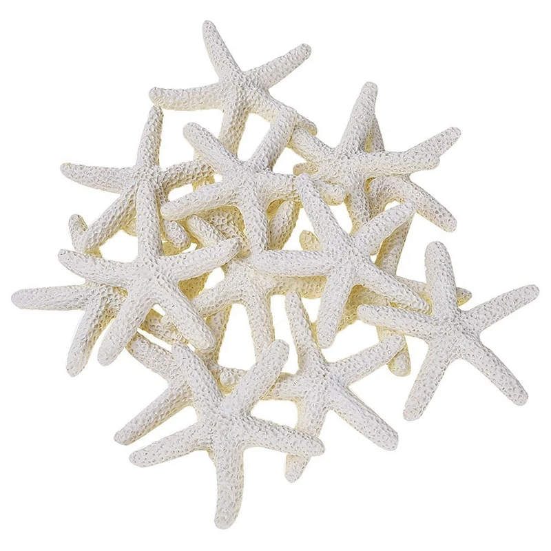 

90 Pieces Creamy-White Pencil Finger Starfish For Wedding Decor, Home Decor And Craft Project