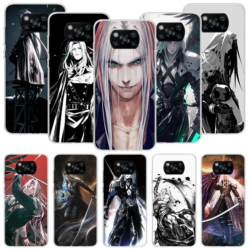 Anime FINAL FANTASY 7 BloodyBeni Phone Case For Xiaomi Poco X7 X6 X5 X4 X3 Nfc F6 F5 Pro F4 Gt F3 F2 F1 M5 M5S M4 M3 5G Soft She