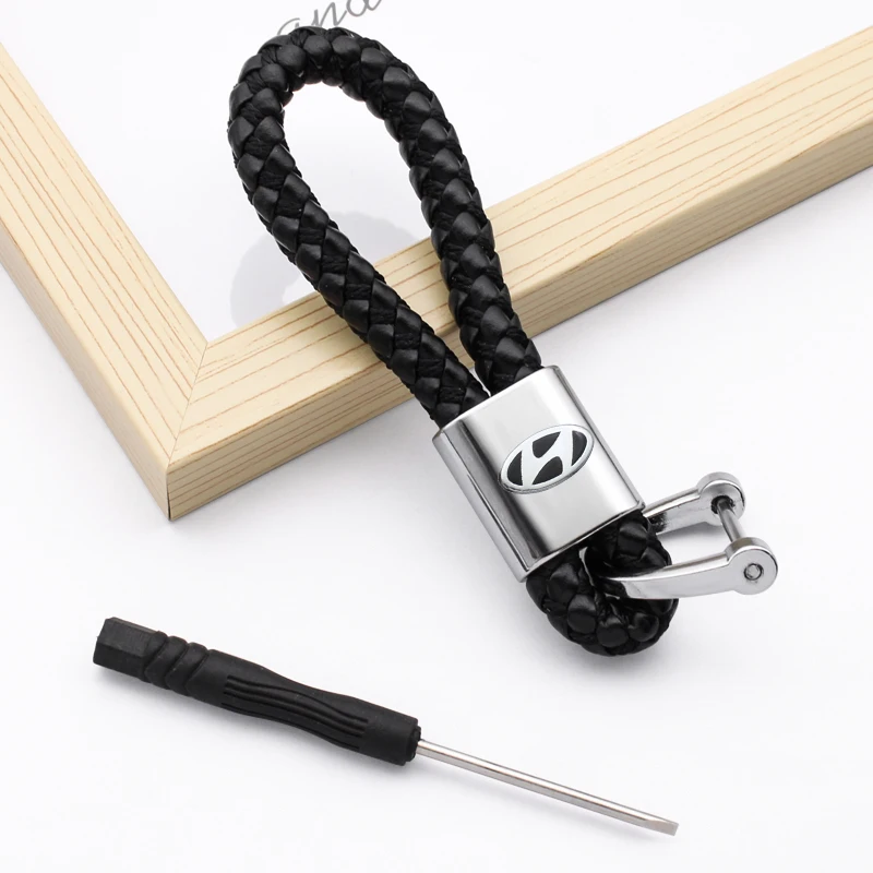 1 قطعة ثلاثية الأبعاد المعادن/الجلود سيارة التصميم المفاتيح السيارات مفتاح لشركة هيونداي i30 توكسون فيلوستر جيتز i20 أكسنت سلسلة حلقات المفاتيح اكسسوارات