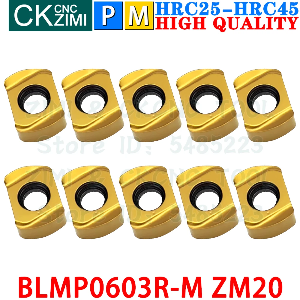 BLMP0603R-M ZM20 BLMP 0603R M Carbide Insert Fast Feed Milling Inserts Tools TEBL06 TFMBL CNC Metal Lathe Indexable Milling Tool