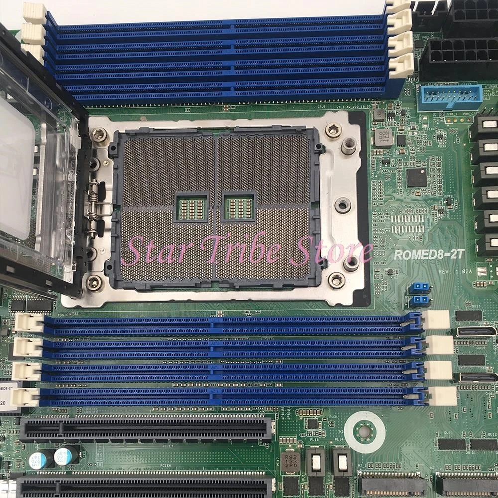 

ROMED8-2T для серверной рабочей станции Asrock, материнская плата SP3 LGA4094 DDR4 PCIE 4,0 PCIe3.0x8