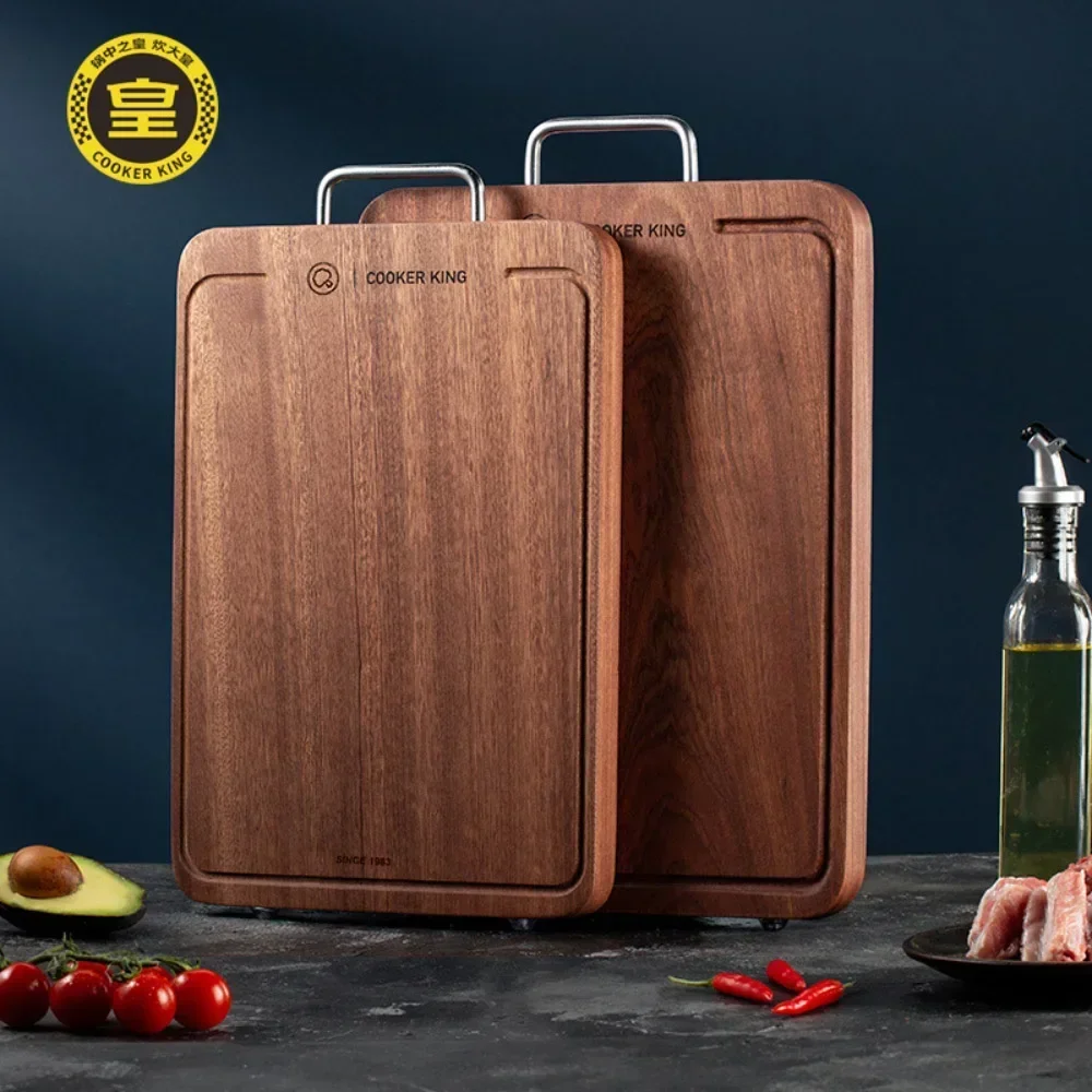 Ebony Solid Wood Mould Proof Antibacterial Whole Wood Kitchen Board Household Kitchen Cutting Board Gluing Board