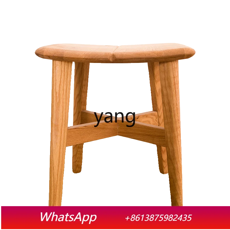 CX  Modern Simple Living Room Home Stool Fashion Creative Bench Log Wind Shoe Change Stool