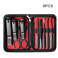 9pcs in 1 Manicure Set Pedicure Tools Set Nail Grooming Kit for Women Mens,  Nail Manicure Kit Foot Hand Care Kit Nai