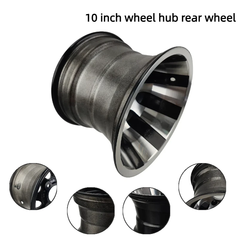 

10-inch Aluminum Alloy Front and Rear Wheels for Four-wheel Vehicles, ATV, Go-karts