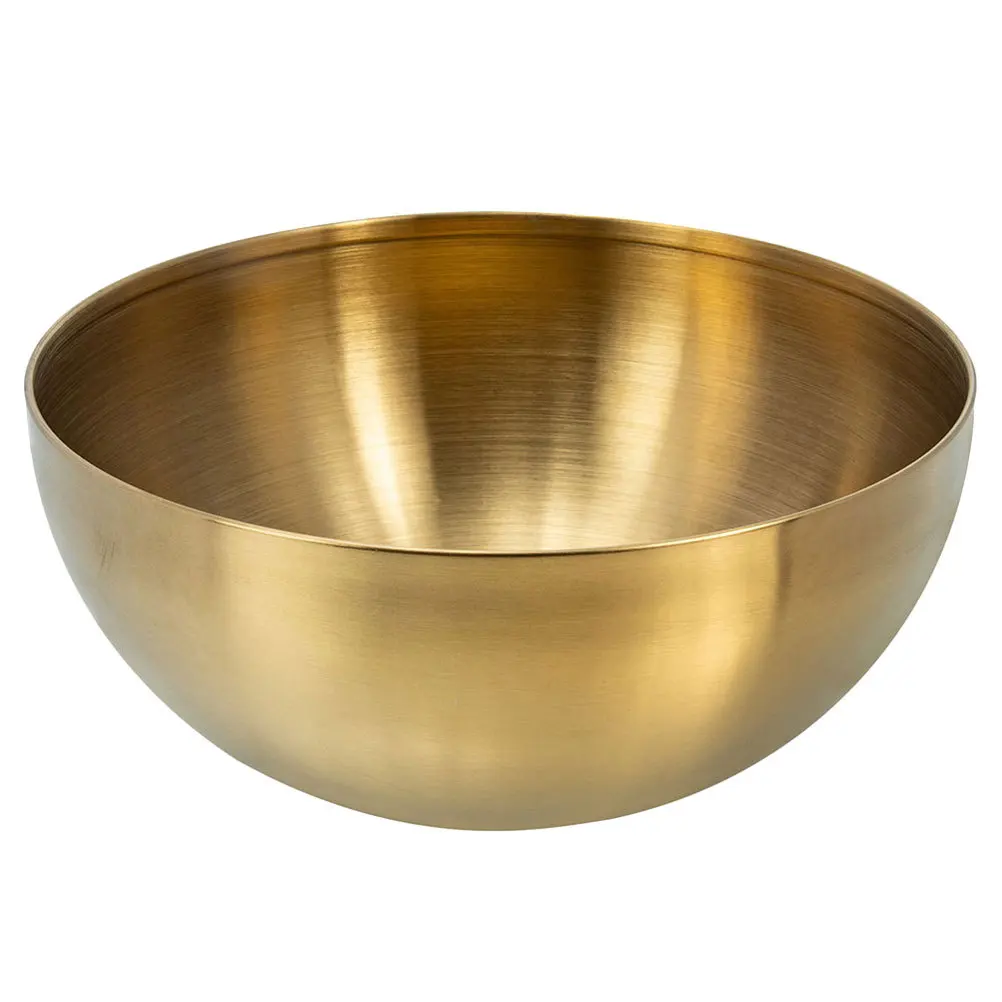 

Stainless Steel Salad Bowl Deep 20Oz Multi-Function Food Serving Bowl for Kitchen Household Noodle Rice Fruit Dessert Use
