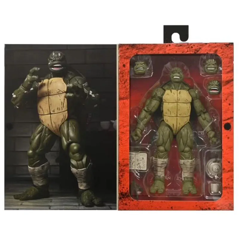 TMNT The Last Ronin Figur NECA 54434 Teenage Mutant Ninja Turtle Battle Damaged Action Figuras Anime Figur 7-Zoll-Modellspielzeug