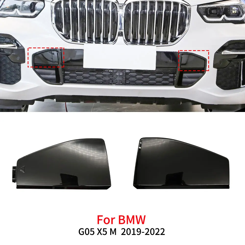 Frente esquerdo direito pára-choques reboque gancho tampa tampa, substituição para BMW X5 M, carro esporte, 2019-2023, 51118069237, 51118092124