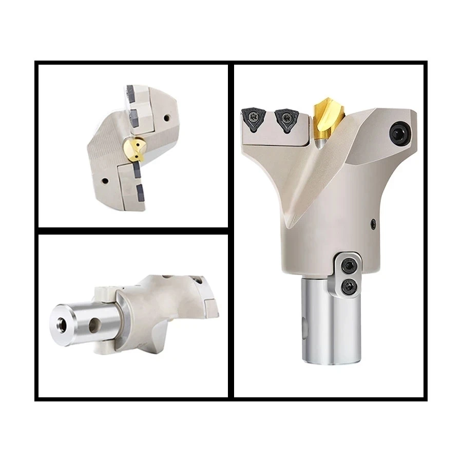 Imagem -06 - Vmd Deep Hole u Broca Torno Cnc Broca Ferramentas Grande Diâmetro Inserções de Posicionador Wcmx Wcmt 45 mm a 200 mm Alta Qualidade