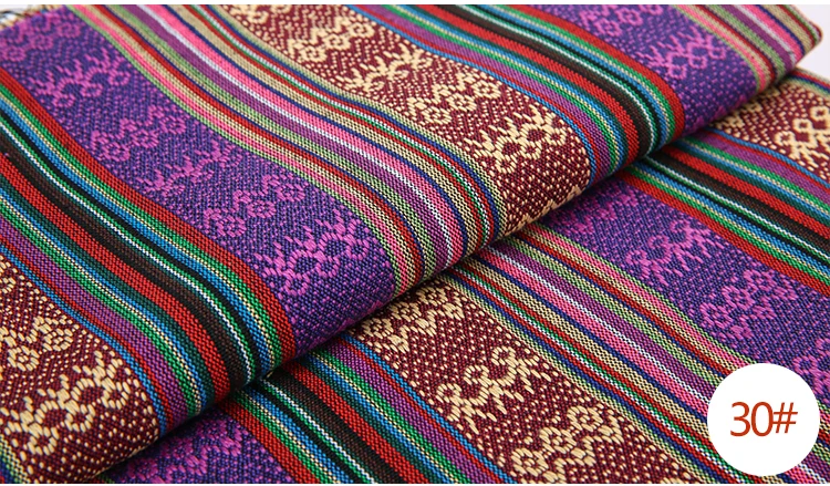 Teramila Baumwoll-Leinen-Stoff im Ethno-Stil für Hotel- und Bar-Tischdecken, Kissen, Sofabezüge, Textil-Patchwork, Vorhänge und Dekorationsmaterialien – Detail 24