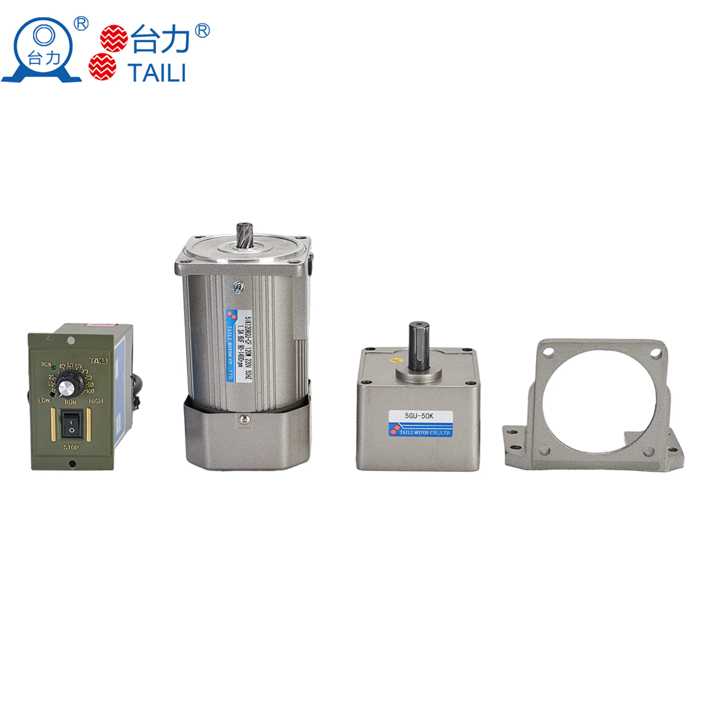

Taili 6w~1.5kw 110v 220v 380v Low Noise High Torque Low Rpm AC Gear Motor
