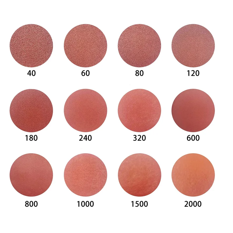 4Inch 100MM Sanding Discs 20Pcs Hook and Loop Sandpaper for Surface Grinding Fine Polishing Deburring Rust Removal Paint Removal