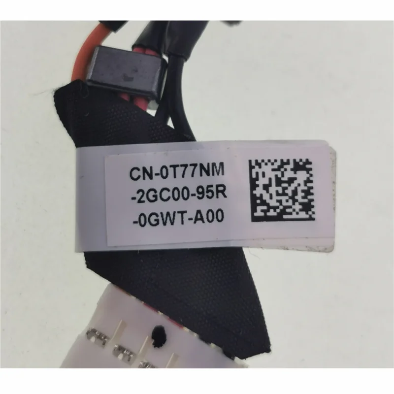Dla Dell Latitude 7400 E7400 DC In Power Plug Jack Cable Wire 0T77NM T77NM
