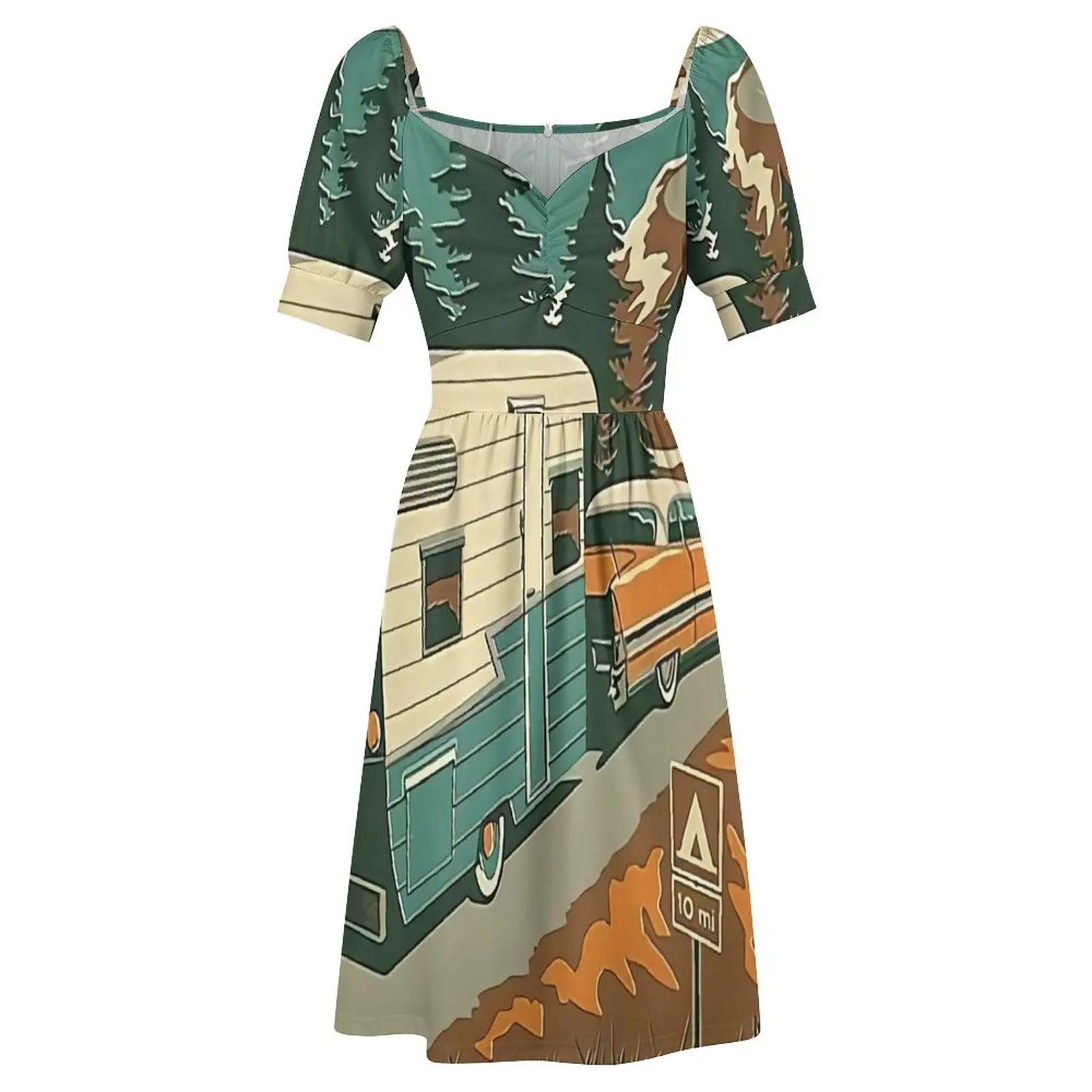 Travel by Trailer Dress dresses ladies 2023 summer Dress women Long dress clothes for women