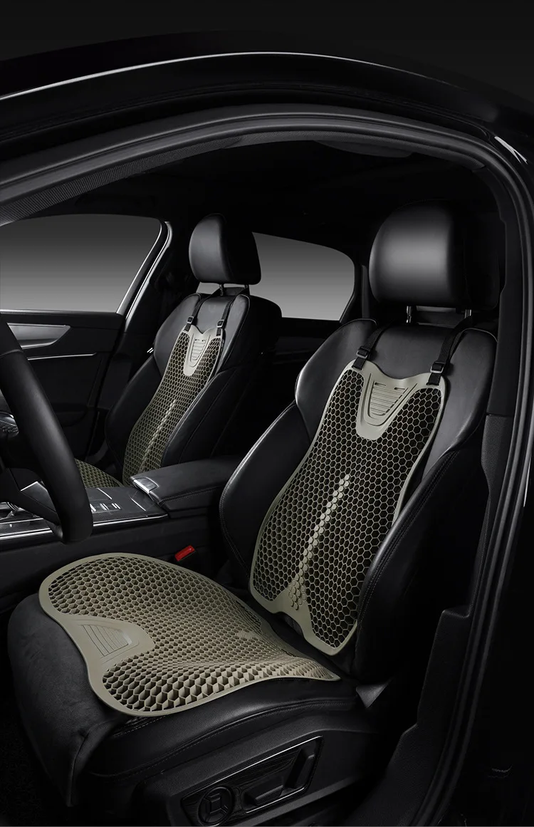 Silicone Comfortable Non-slip Car Seat Cover Summer Four Seasons Universal Cooling Pad Office Home Car Breathable Seat Cushion
