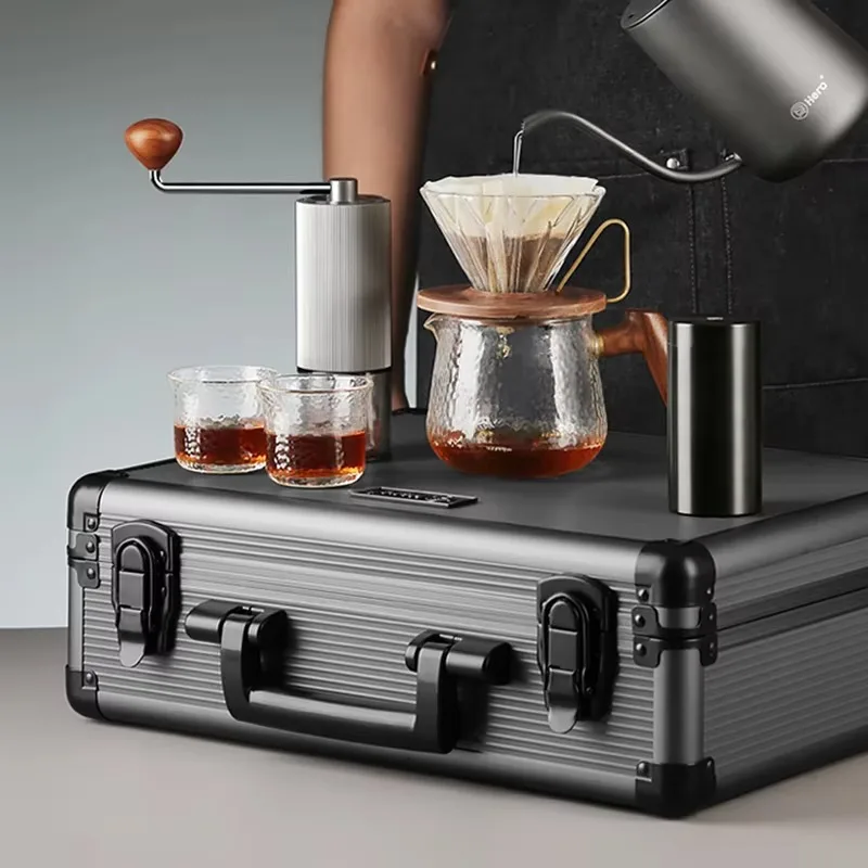 

Дорожный подарочный набор для кофе, подарочная коробка для кофе, держатель для кофе, чемодан