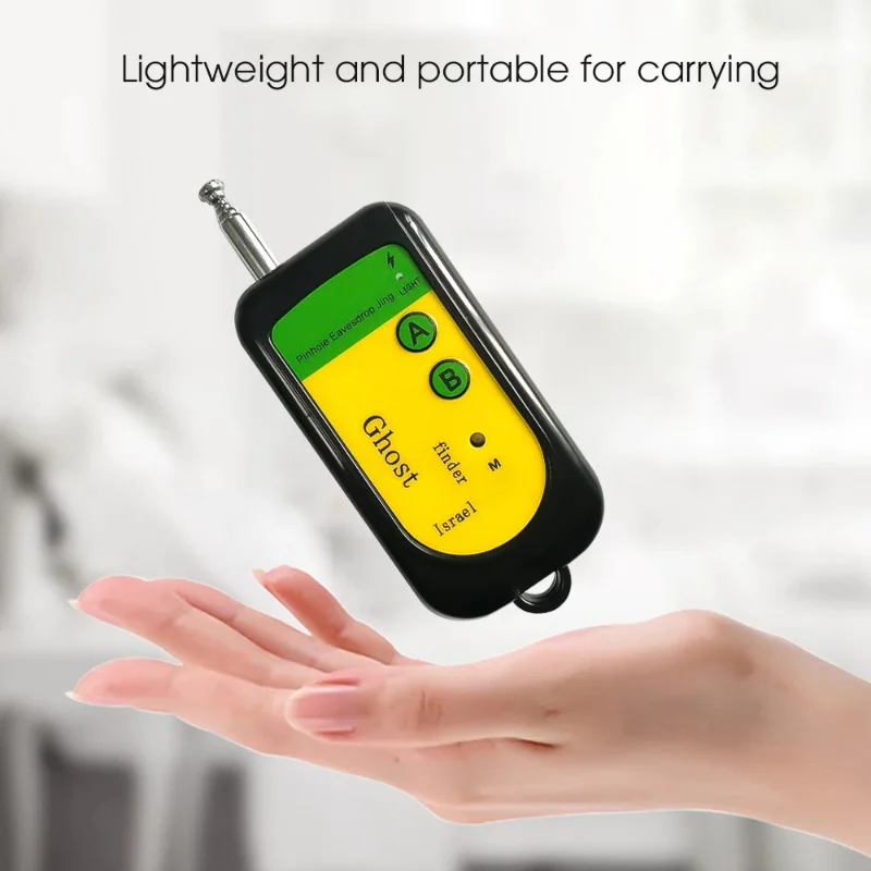 RF Wireless Signal Detector Tracker Portable Mini Camera Finder Full Frequency Check Alarm Device Anti-Spy Radio Wave Detector