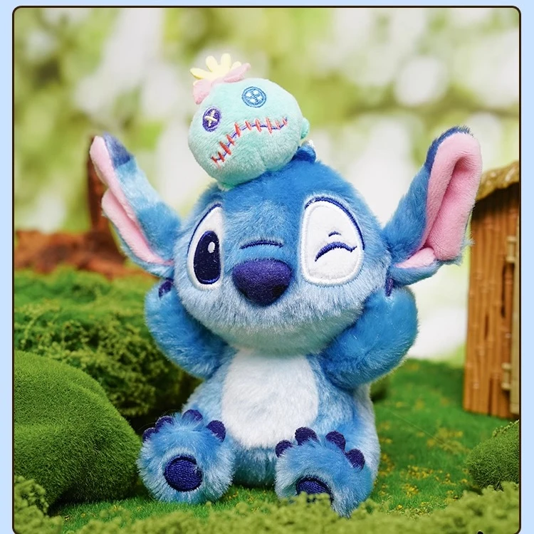 Nieuwe Kawaii Disney Potdemiel Stitch Pluche Pop Anime Sleutelhanger Cartoon Student Tas Hanger Accessoires Leuke Schoonheid Verjaardagscadeau