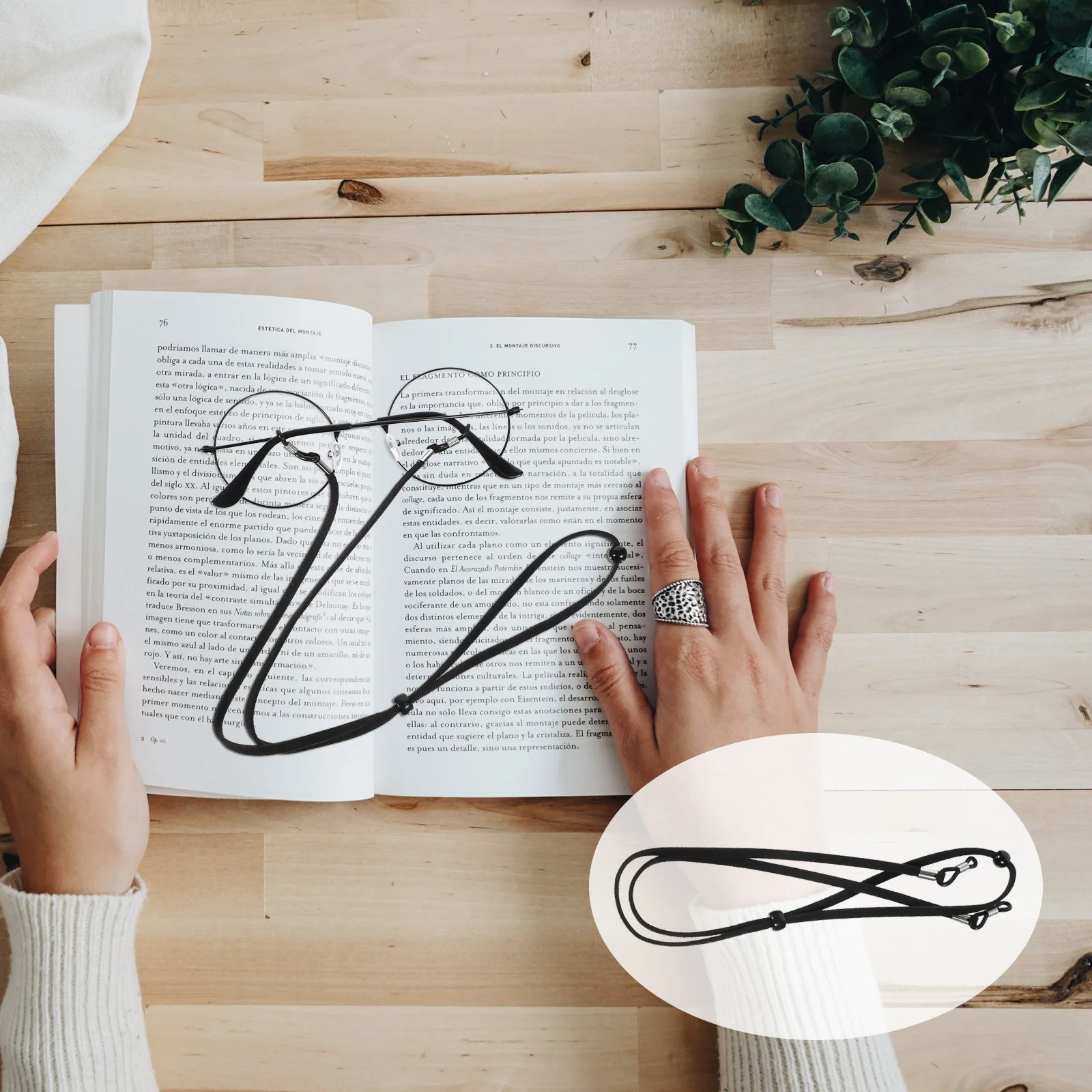 

8Pcs Eyeglass Chain Cloth Glasses Rope Premium Drop Resistant for Banquet Outing Eyewear Strap Hanging Rope Accessory