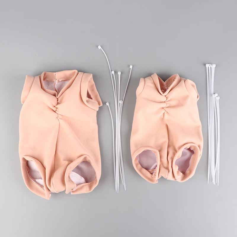 18 - 28cm Simulation Home Accessories Toys Cloth Body Reborn Doll Supply Kit Soft Full Limbs Baby Toddler Solid DIY Gift