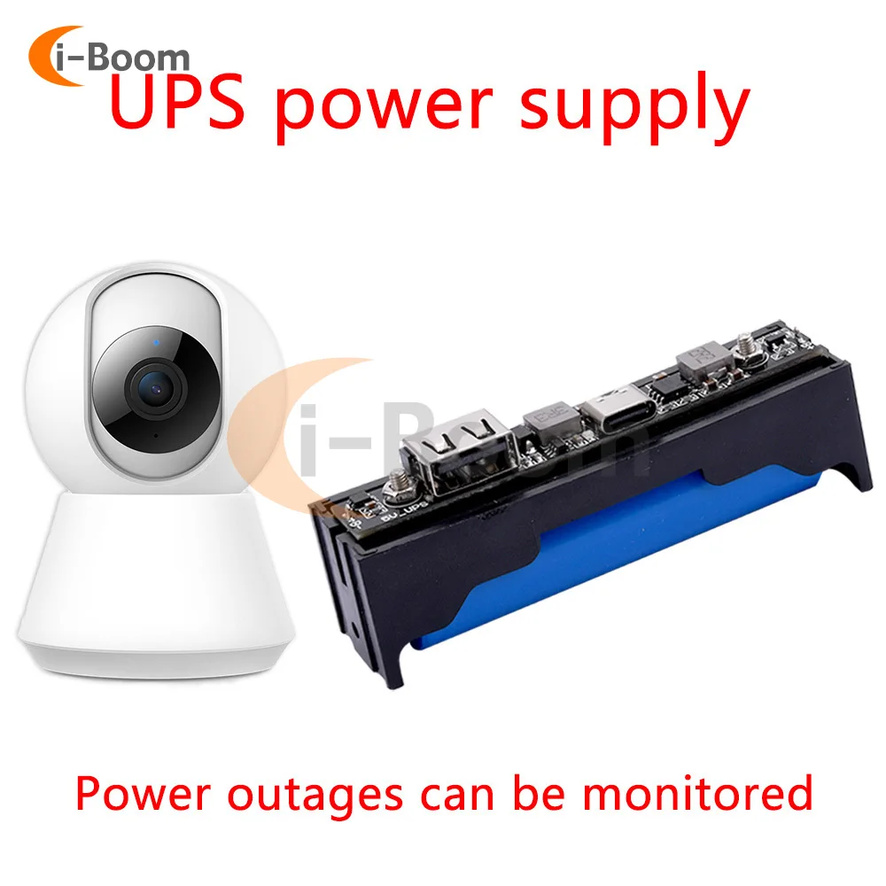 5V 18650 Lithium Battery Panel DC-DC Boost Converter Charging Standby Power Adapter Module For Camera USB Power Supply