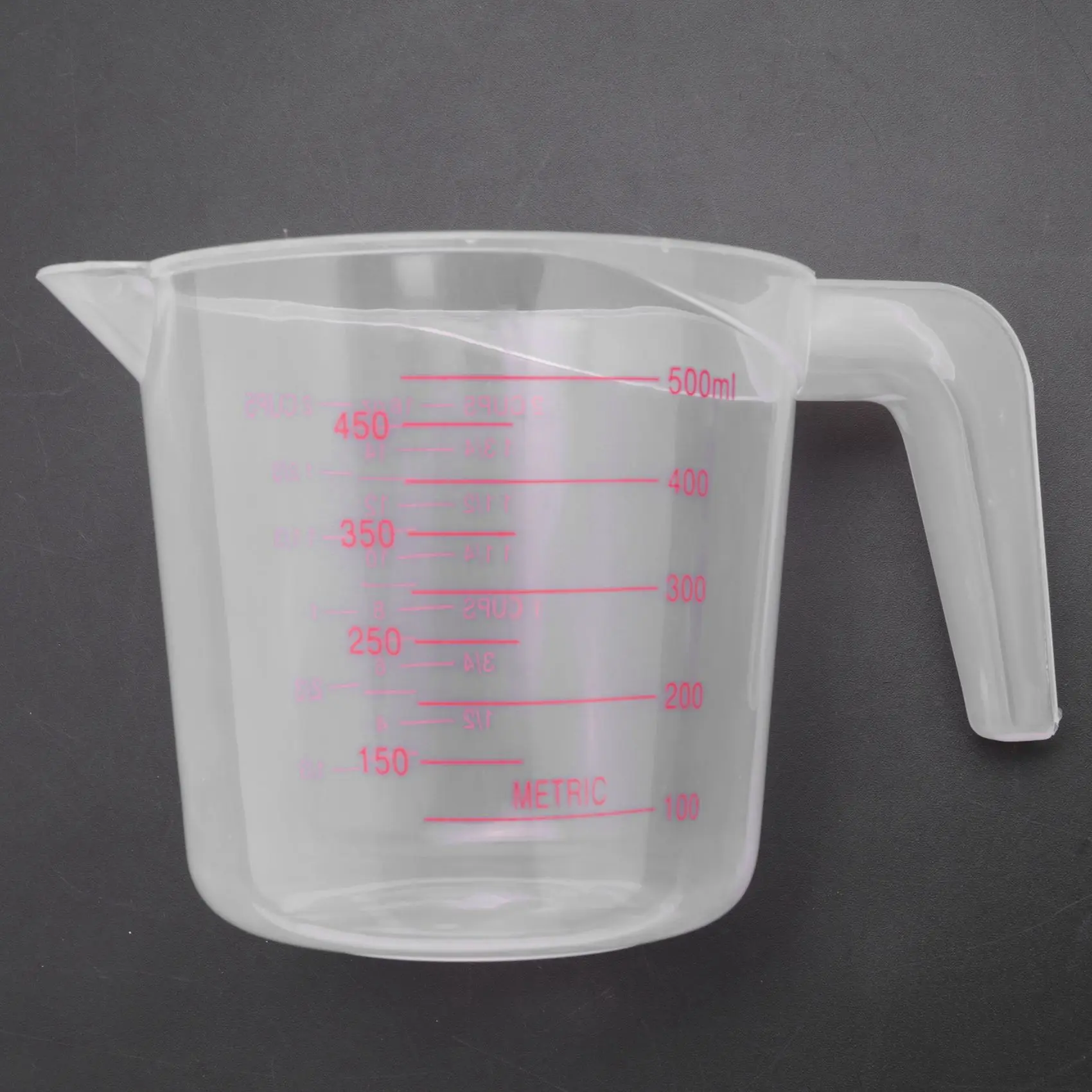AT21-9Pc Plastic Measuring Jug Set Large 4 Cup, 2 Cup And 1 Cup Capacity BPA Free Measuring Beakers With Angled Grip