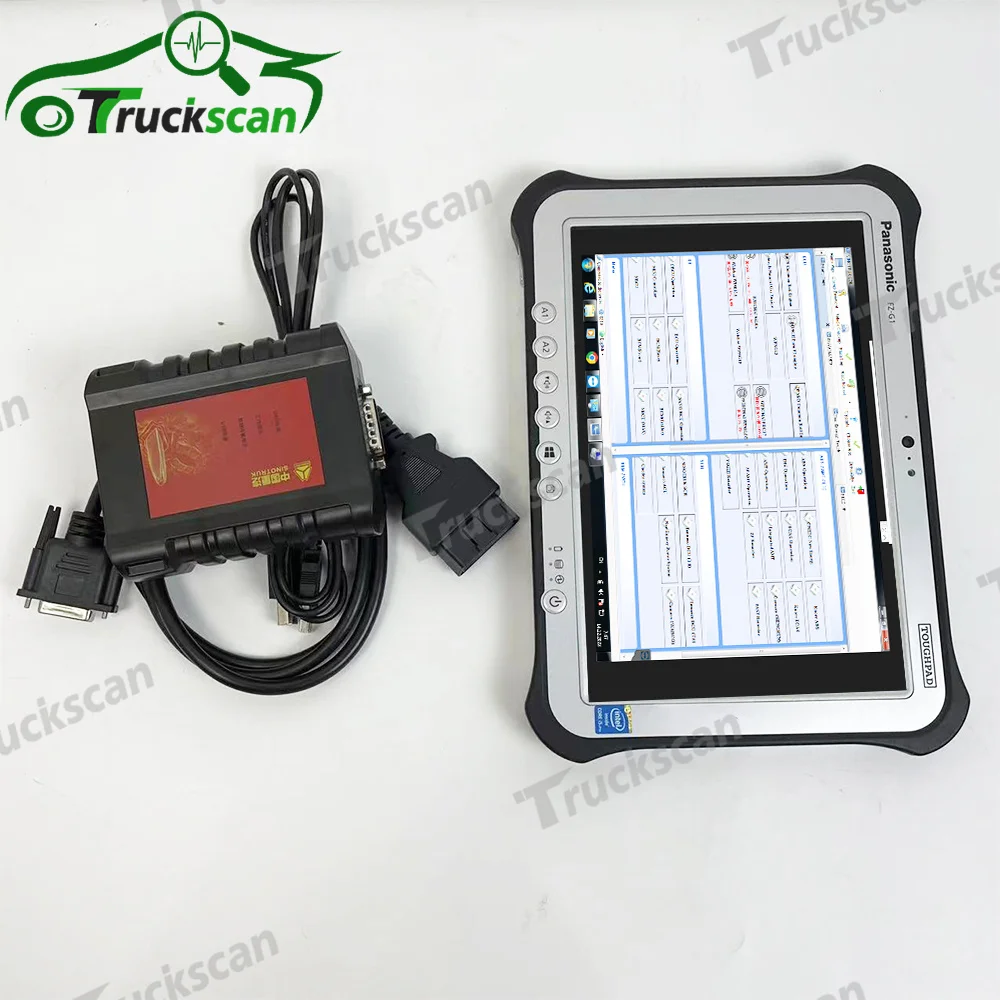 

For Sinotruck Diagnostic Interface with CF19 CFC2 SINOTRUK HOWO Cnhtc Diesel Engine Heavy Duty Truck Diagnostic Tool Scanner