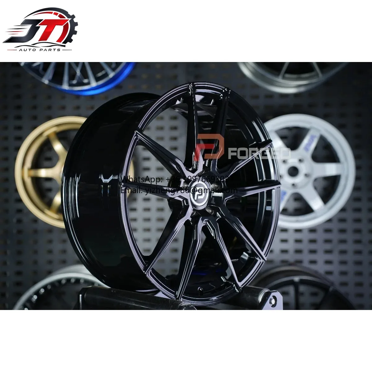 JT 1-Piece Aluminum Alloy Monoblock Brushed Forged Rims Wheels For G22 For G30 For A5 For Cayman