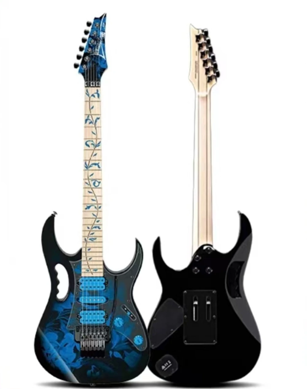 

Beautiful Special Design Green Yellow 6 Strings Electric Guitar Gloss Finishing Rosewood Fretboard Professional Performance