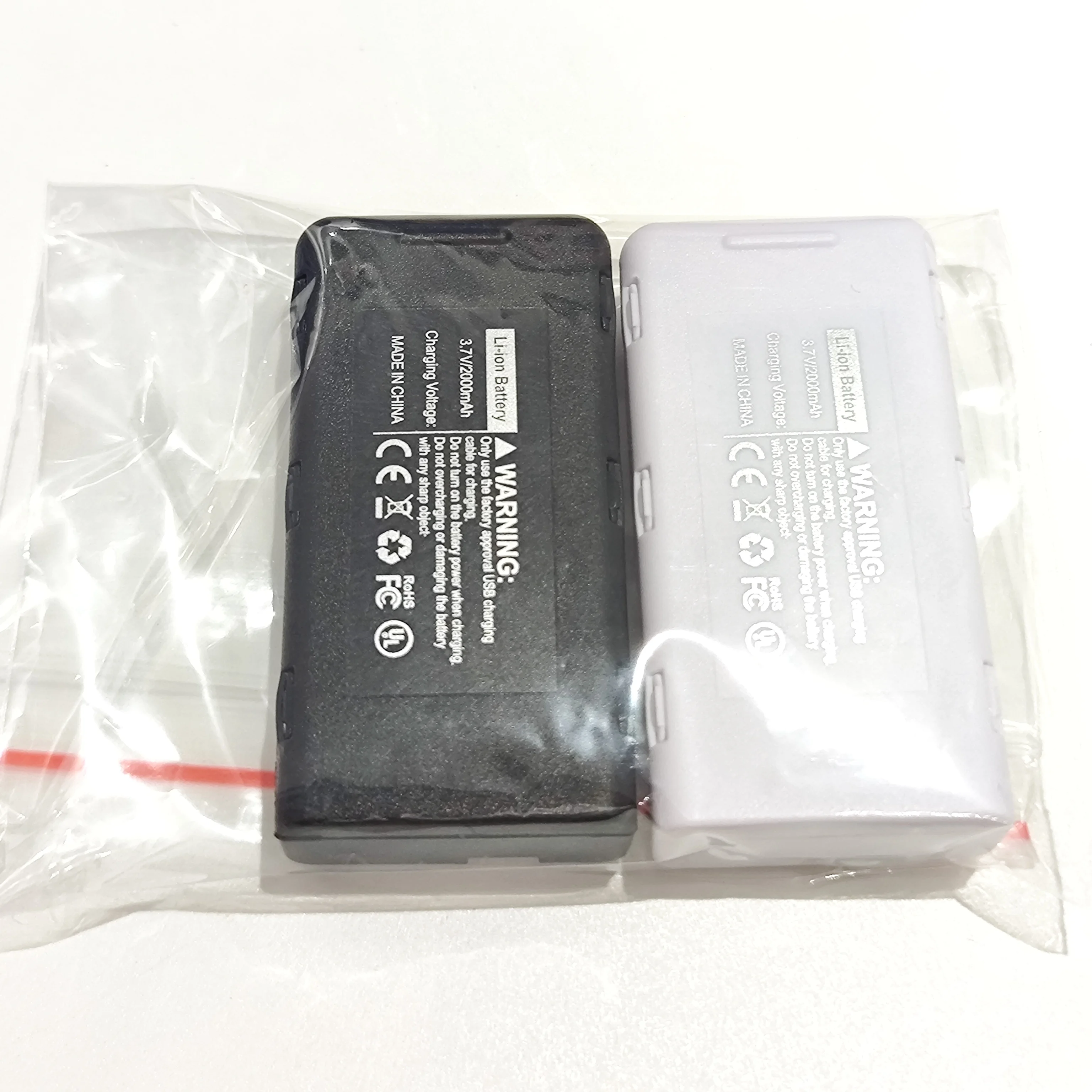 2 peças 2 cores 3.7v 2000mah b - Drone Rc S116 avaliação e preço