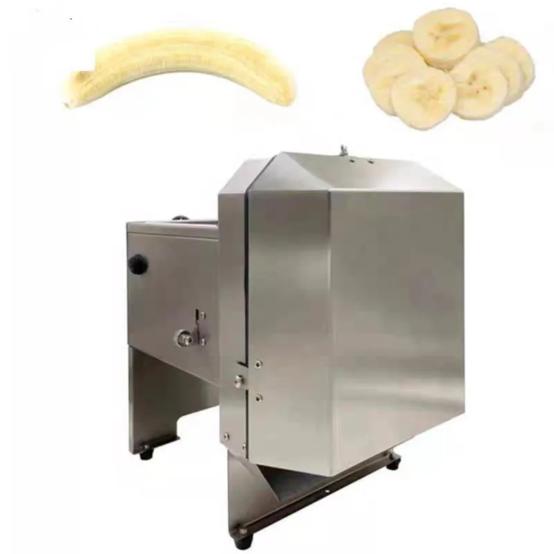 110V 220V 야채 및 과일 슬라이서 데스크탑 소형 바나나 슬라이싱 머신