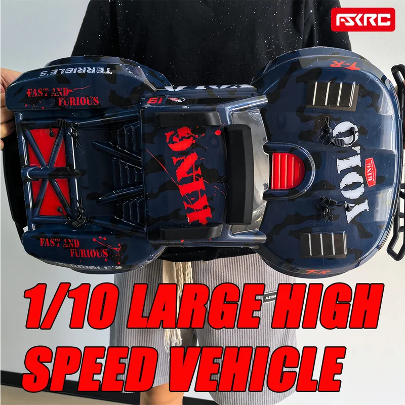 F29 1/10 Remote Control Electric High-Speed Brushless Four-Wheel Drive Drifting Desert Short Truck Off-Road Vehicle Model Gift