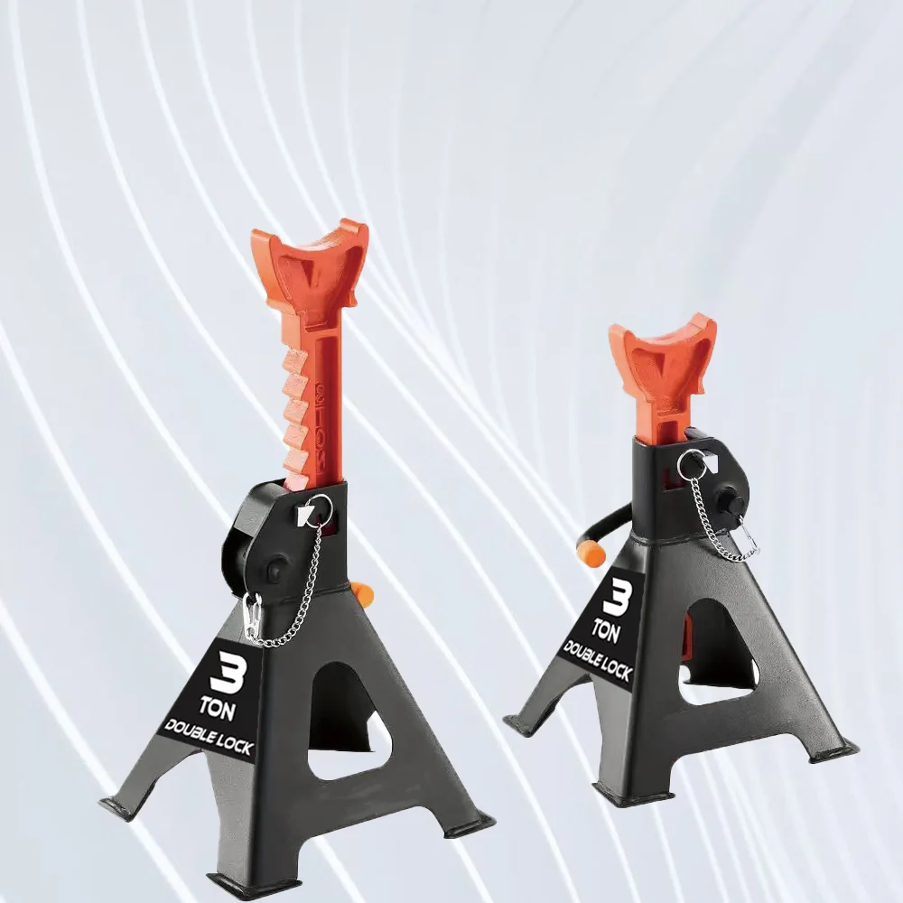 

1 Jack Stands 3 Ton, Extra Tall Heavy Duty Car Jack Stand, 13.39-21.06 inch Adjustable Height for SUV, MPV and UTV/ATV, Black,