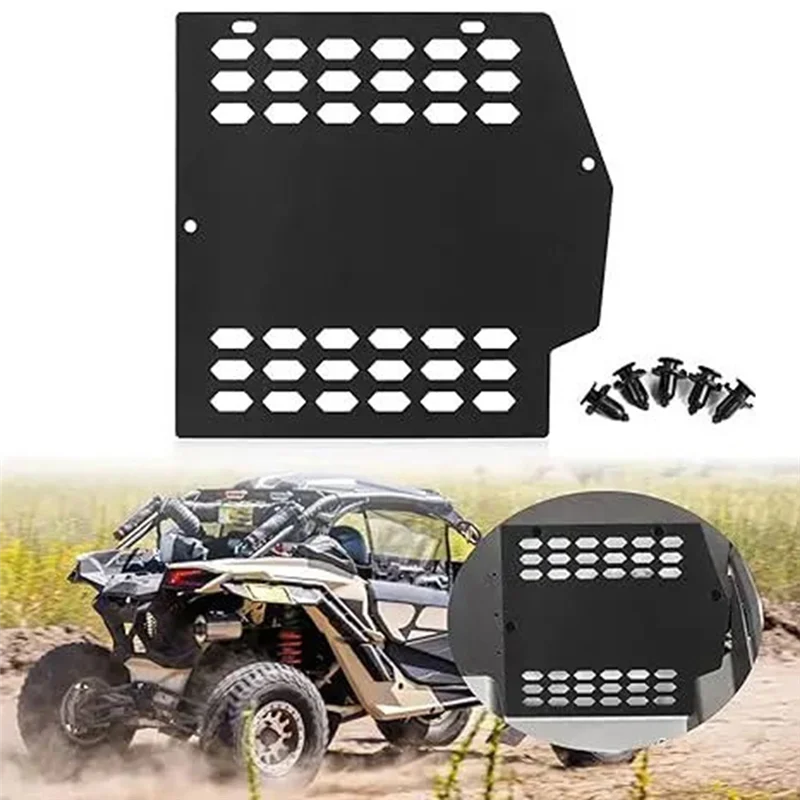 

AASS-UTV Battery Dust Cover Kit For Can Am Maverick X3 2015-2022 UTV Dust-Proof Battery Protective Plates Accessories