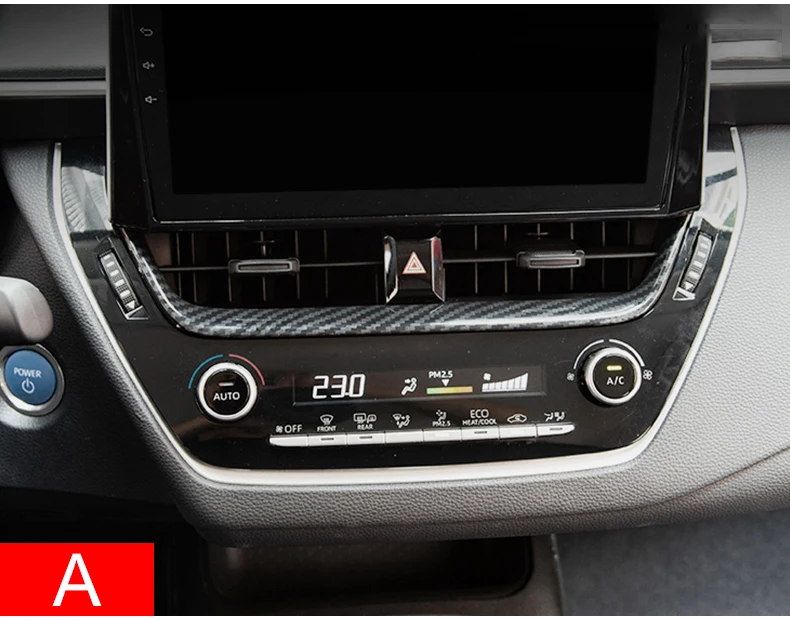 Für Toyota Corolla E210 2019 2020 2021 2022 2023 2024 2025 Hybrid ABS Auto Zentrale Steuerung Klimaanlage Vent Outlet Abdeckung – Detail 1