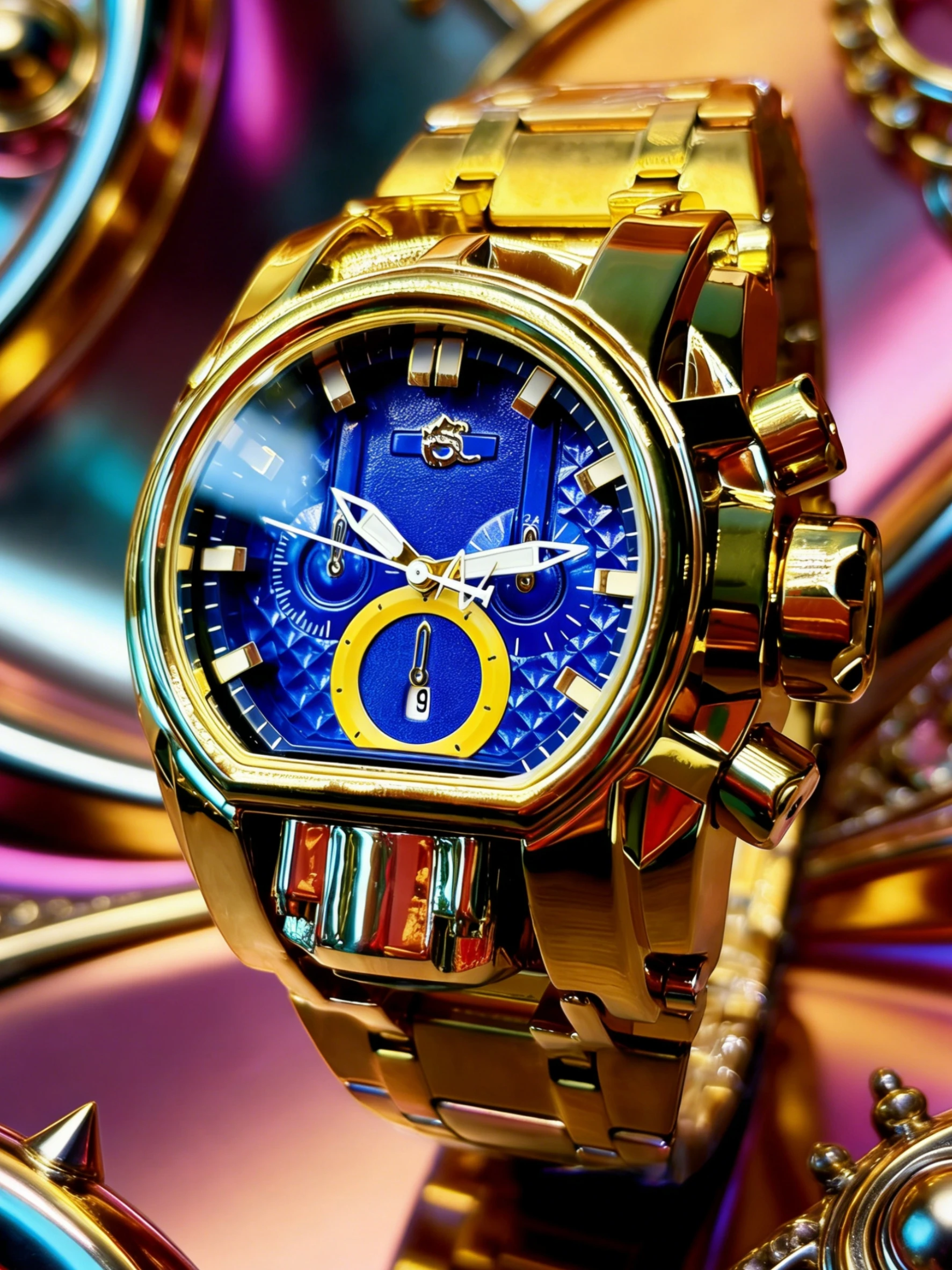 Luxurious Men's Punk-Style Watch, Unique Design and Fashionable Street Accessory, Hip-Hop Street Style Personality Watch for Trendy Men, Ideal Gift for Him, Durable and Practical