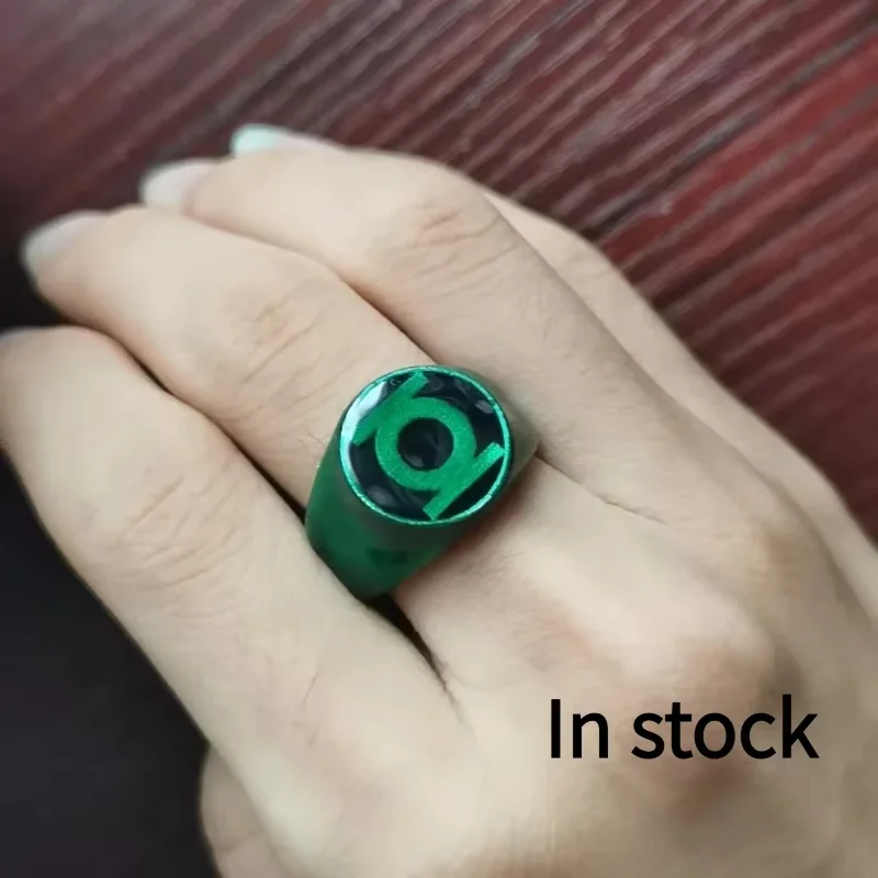 W magazynie Pierścień Green Lantern Corps 2026 Metalowa kolekcja rekwizytów do cosplayu Akcesoria do odzieży Prezenty dla entuzjastów — 2