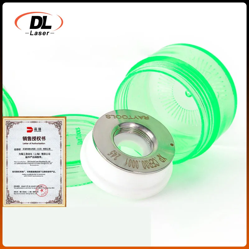 DL Laser Ceramic Body Jiaqiang Raytools Original Ceramic Ring Laser Cutting Head Ceramic Ring D32 D28 D19.5