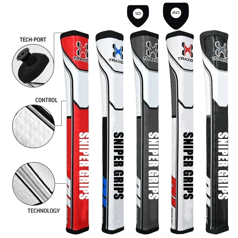 Trax-Claw PU Golf Putter grip，Soft Feel, Anti-Slip,Pistol contour,Soft Feeling,5Colors Optional