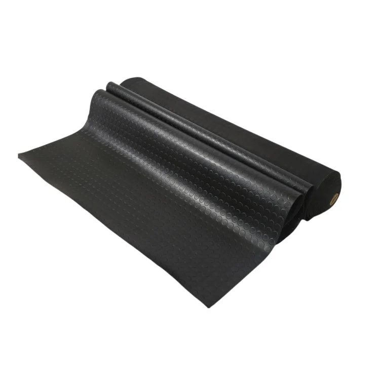 

2025Industrial Floor Mats Workshop Protective Floor Heavy Duty Noise Reduction Rubber Coin Dot Pattern Rubber Sheet