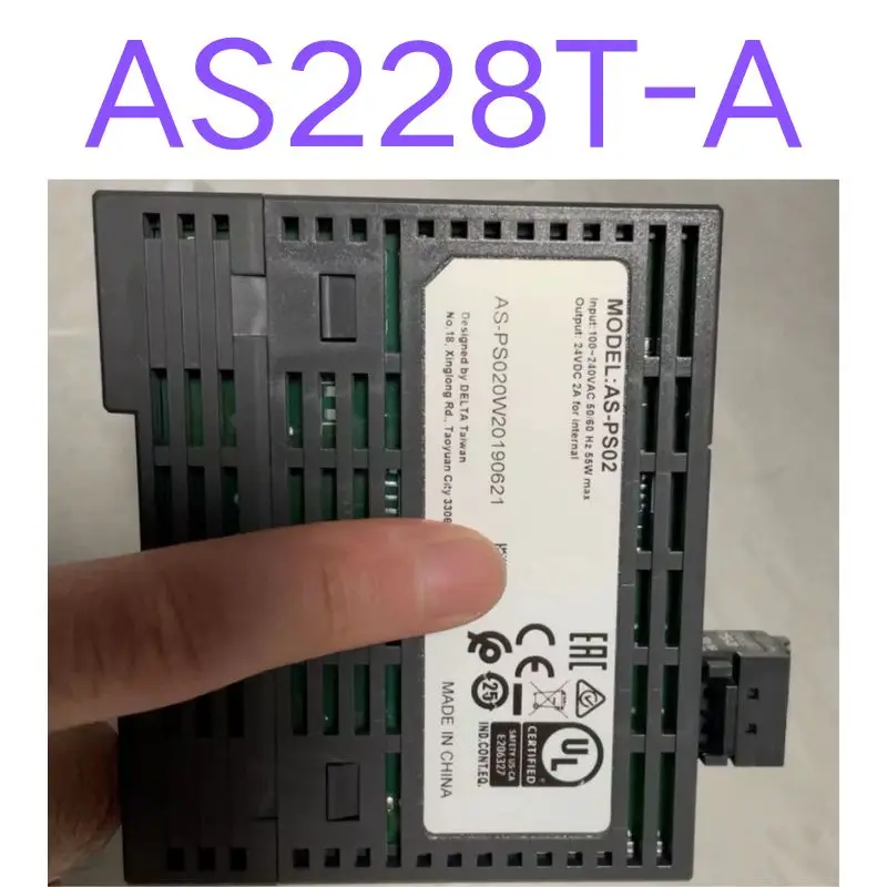 

Second-hand test OK AS228T-A and AS-PS02 Programmable Controller