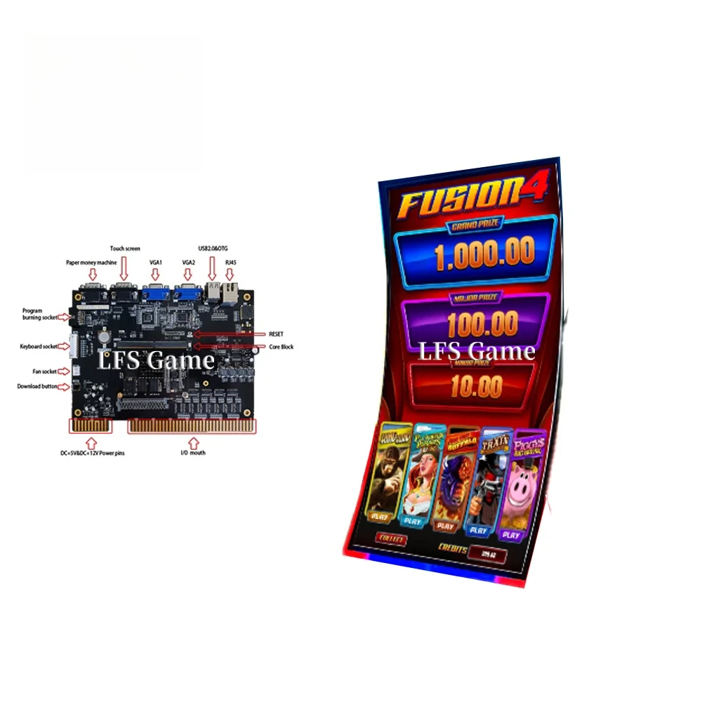 

Best Sale Fusion 4 Skill Game Board Video Mother Board For Skill Game Machine