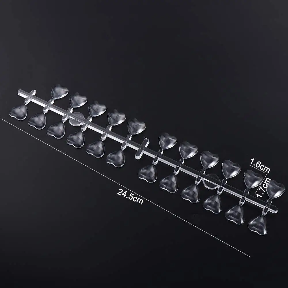 

DIY Oval Nail Polish Practice Acrylic Square Color Showing Shelf Clear Nail Color Card Nail Color Display Nail Tools