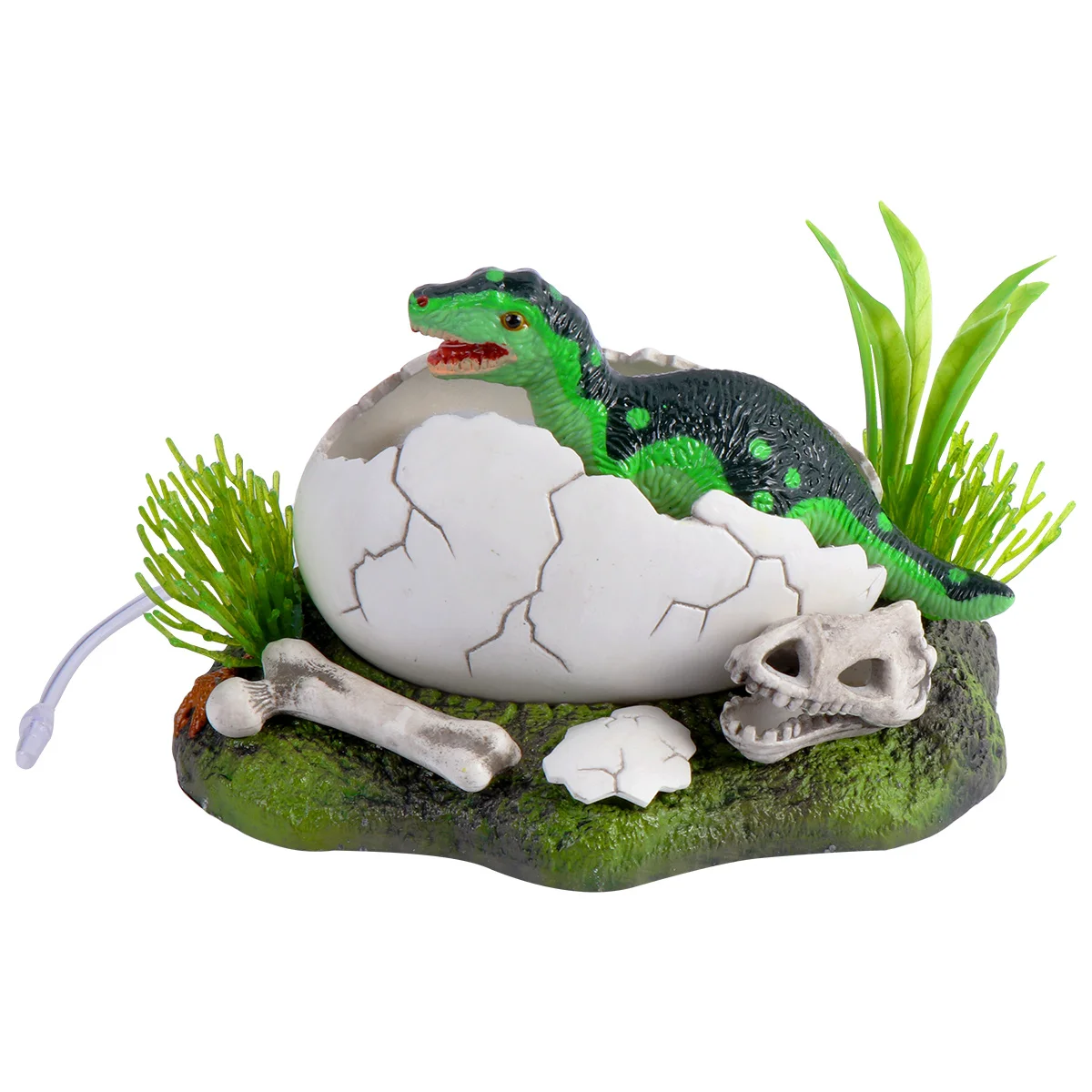 

Resin Aquarium Ornament Dinosaur Egg Air Bubble Fish Shelter Fish Tank Decoration Landscape Aquarium Ornament Hiding Cave Craft