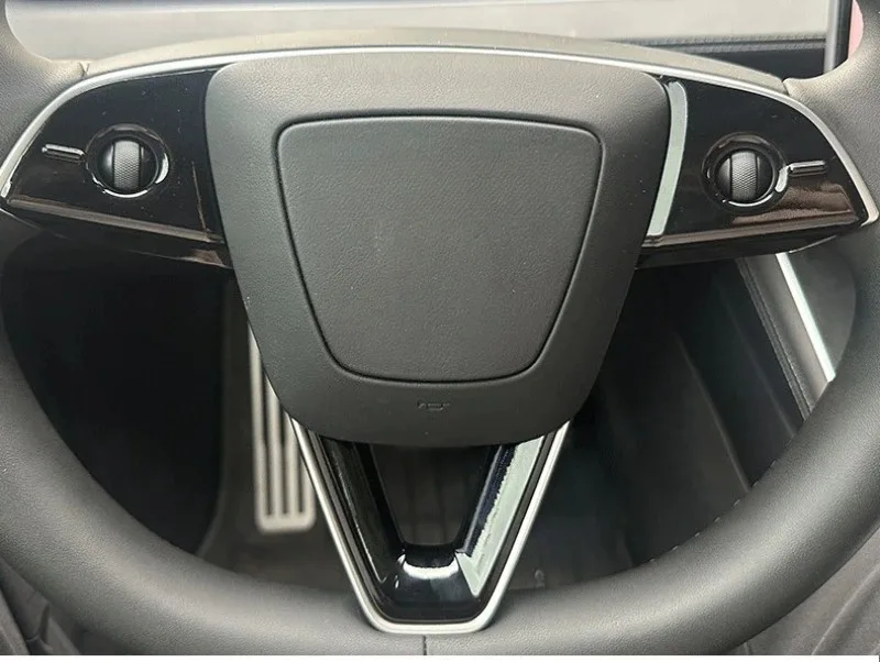 Dekorativer Aufkleber für Tesla Model 3 Model YL Y Juniper 2026 Lenkradknopf-Schutzabdeckung Innenraum-Zubehör – Detail 9