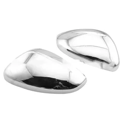 R Or L ABS Rearview Mirror Case Door Wing Mirror Cover Cap Shell Housing For 208 2012-2019 Car Styling Decoration 
